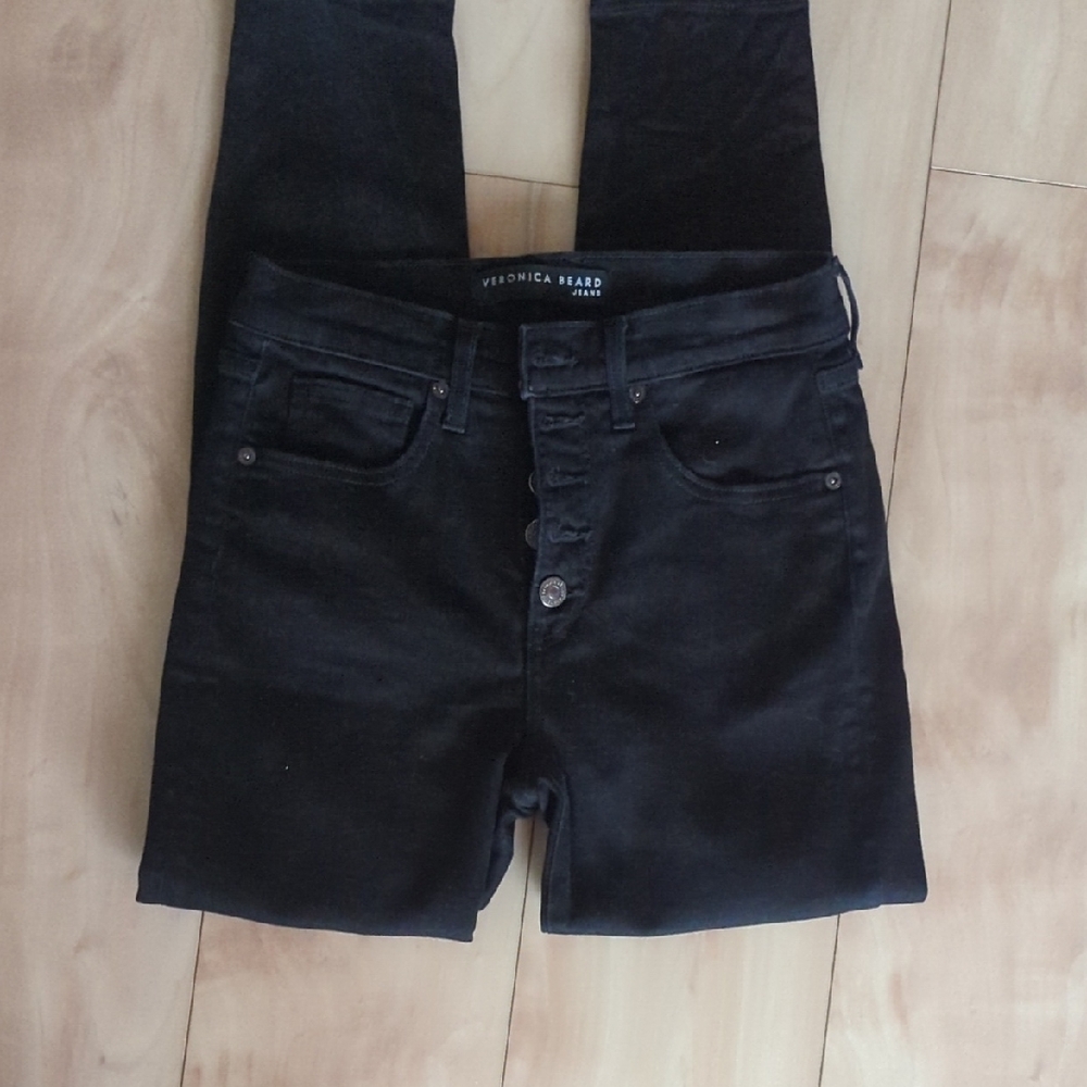 Veronica Beard High Rise Black Jeans